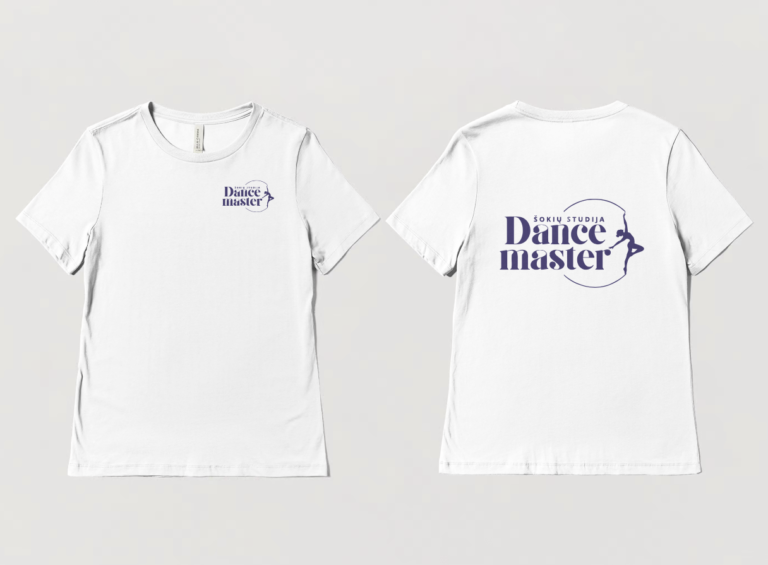 Dance Master marškinėliai su logotipu
