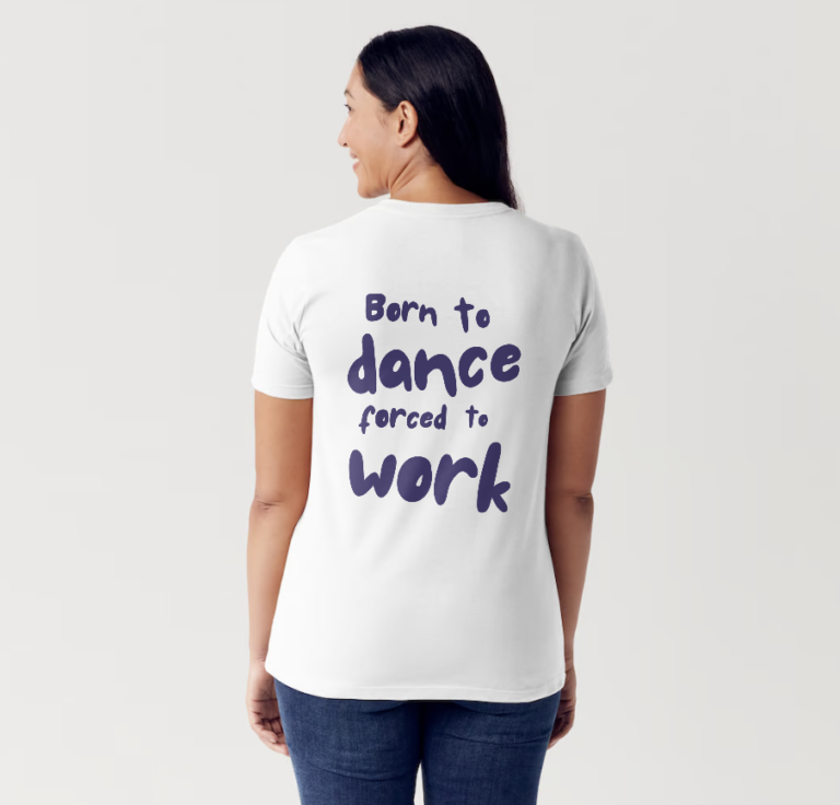 Dance Master marškinėliai "Forced to work"